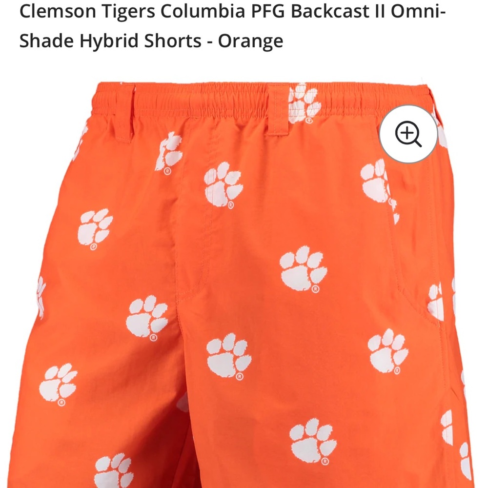 Columbia PFG Backcast II Omni-Shade Hybrid Shorts - Orange